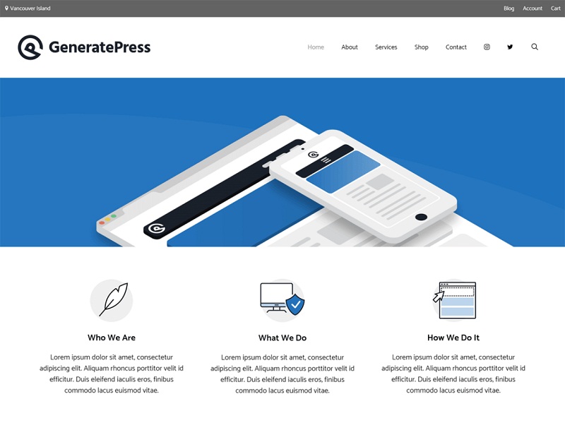 Free WordPress Themes: #GeneratePress