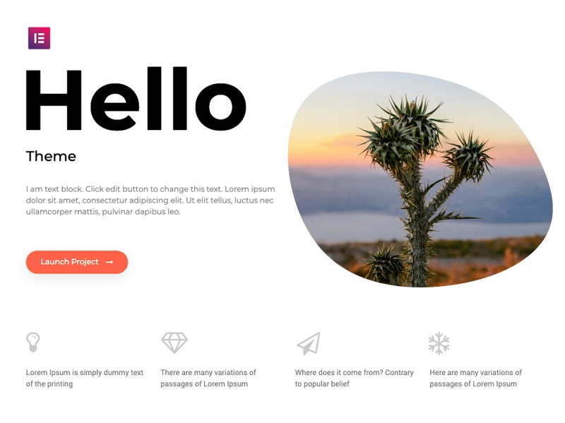 Free WordPress Themes: #Hello Elementor