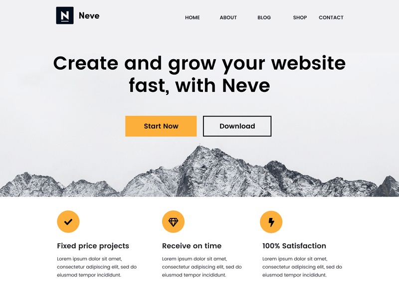 Free WordPress Themes: #Neve