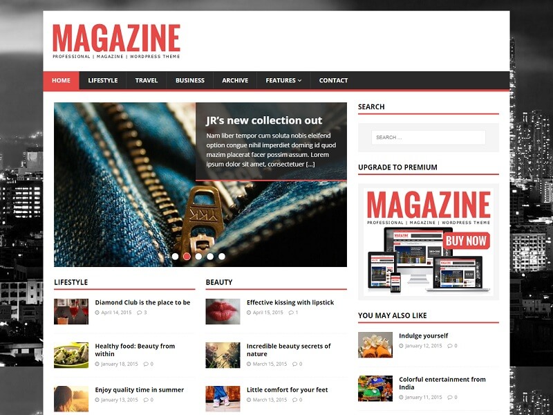MH Magazine lite: Free Magazine WordPress Themes