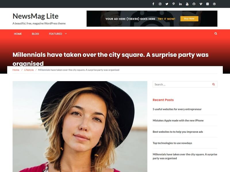 #NewsMag: Free Magazine WordPress Themes