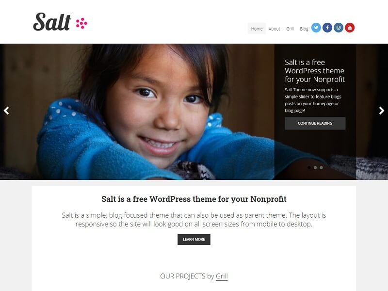 Salt Free Church WordPress Themes