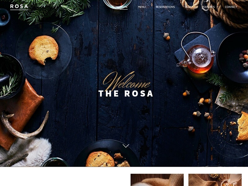 Rosa Lite Free Hotel WordPress Themes