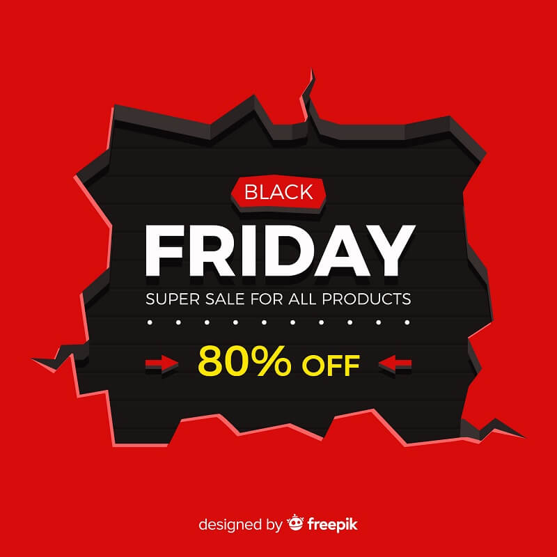 Black Friday In Flat Design