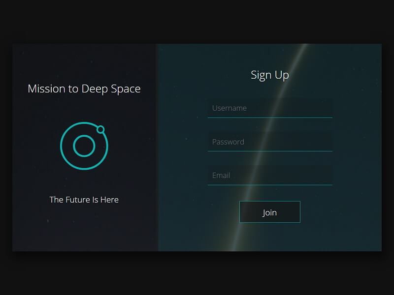 Daily UI 001 Sign Up Form
