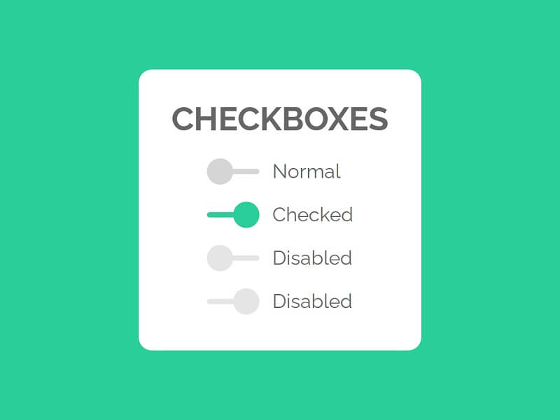 Fluid Free CSS Checkboxes