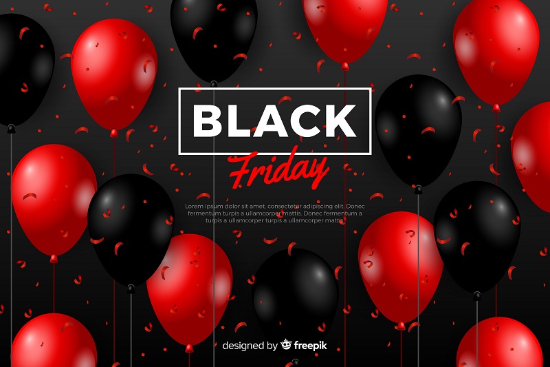 Modern Black Friday Composition