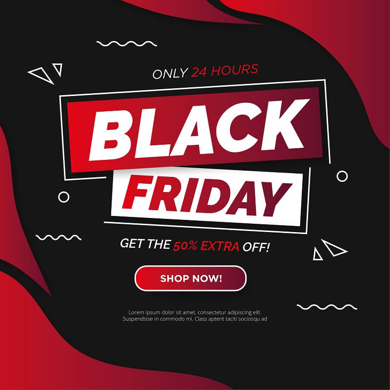 Modern Black Friday Super Sale Banner