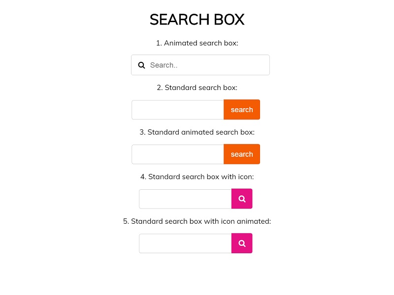 Search Box