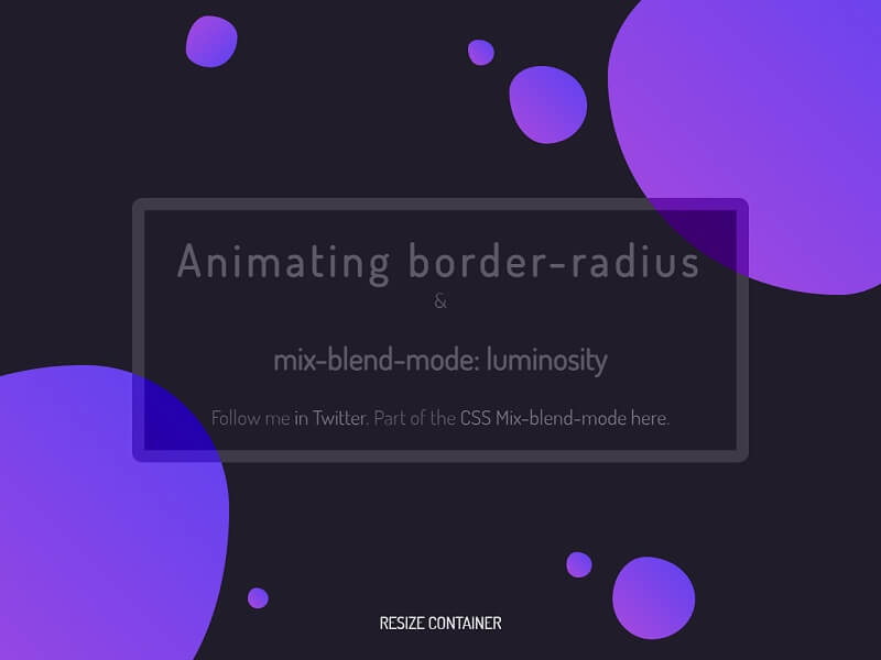 Animating Border Radius On CSS