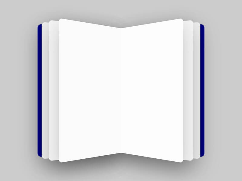 CSS Only Flipping Book