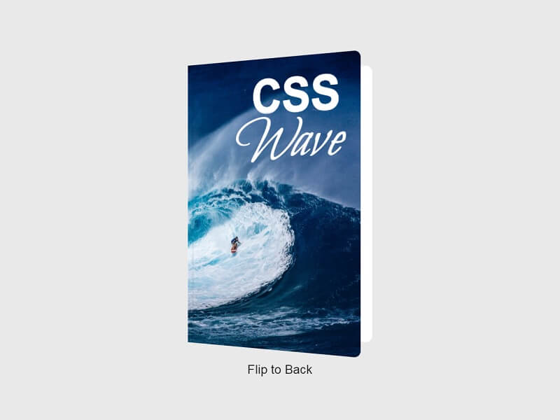 CSS3 3D Rotating Book