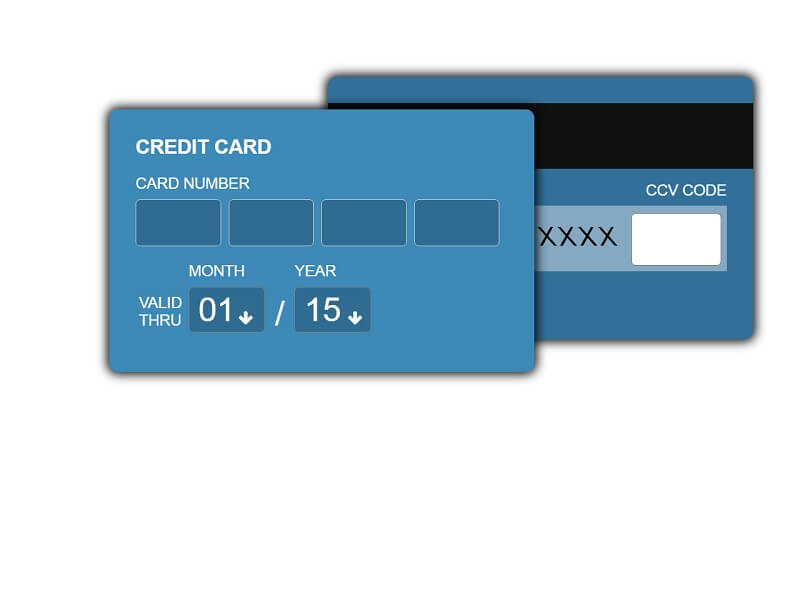 Credit Card Free CSS Credit Cards