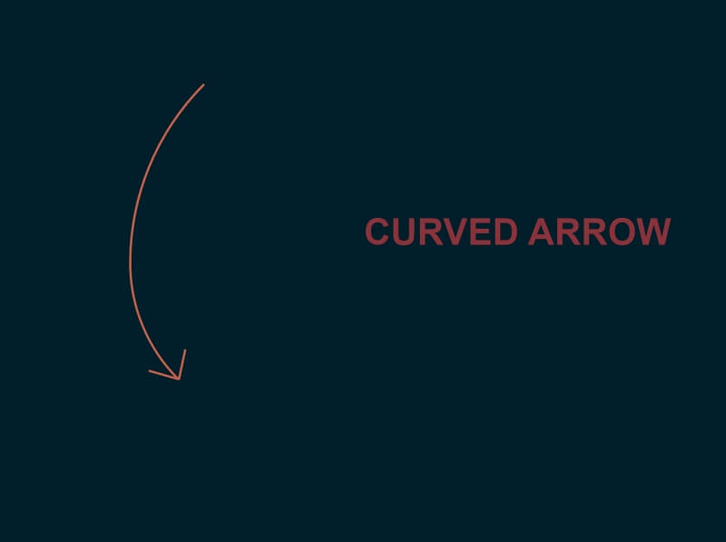 Curved Arrow Free CSS Arrows