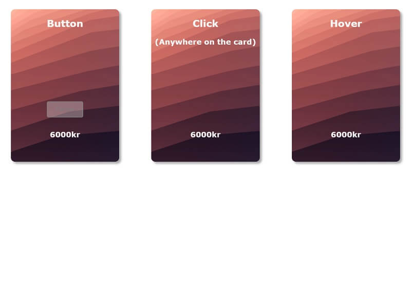 Flipable Free CSS Cards