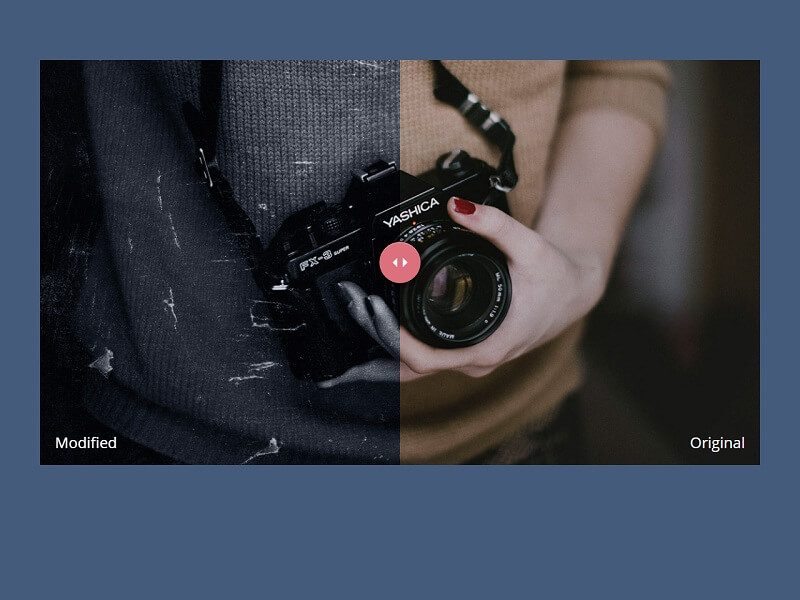 Image Comparison Slider Free CSS Sliders