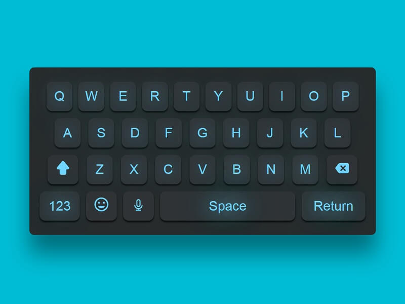 Mobile Keyboard Free CSS Keyboards