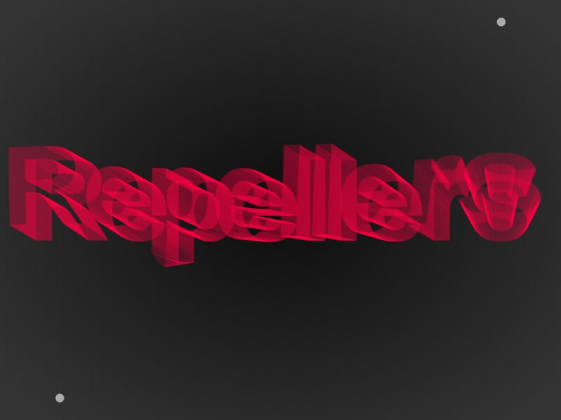 Repellers Free CSS Text Effects