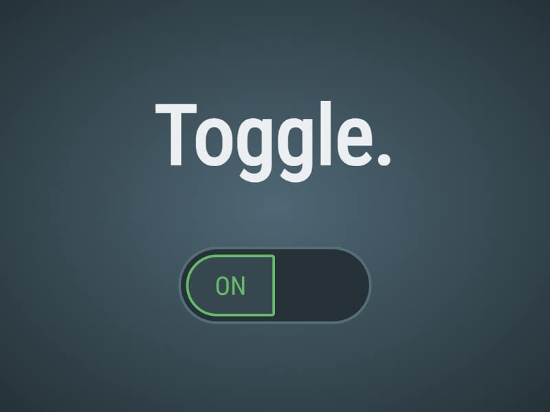 Single-element Toggle Switch