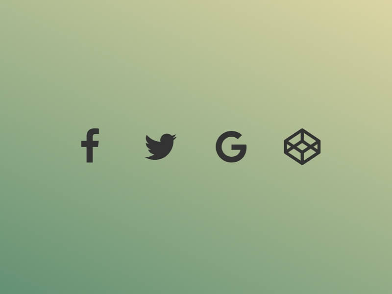 Free CSS Social Media Icons Social Share