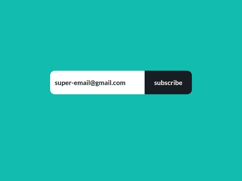 Subscribe Form Animation