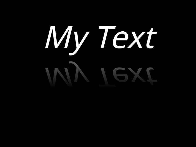 Text Shadow Example