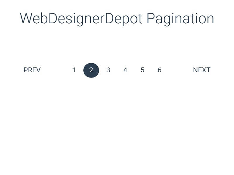 WebDesignerDepot Pagination