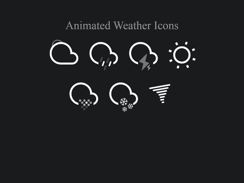 Animated Weather Icons