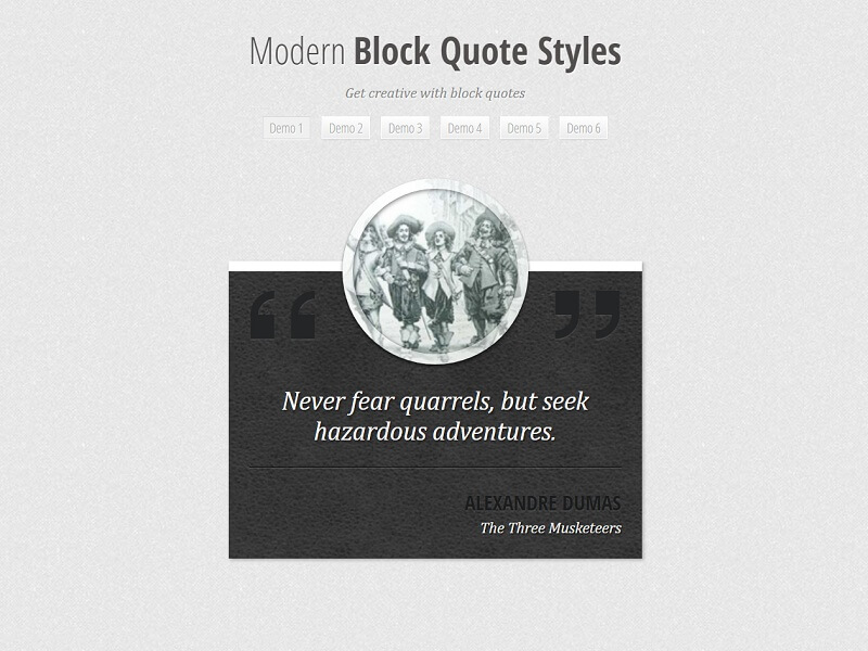Modern Block Quote Styles