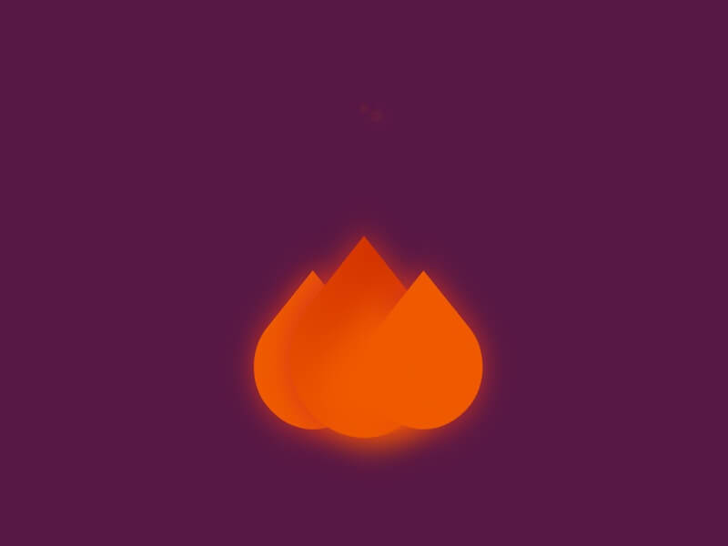 Simple CSS-only Fire Animation