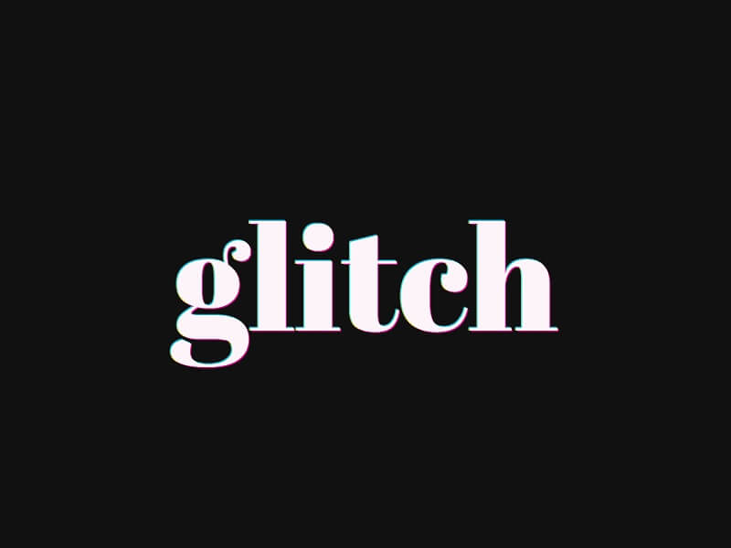 Glitch Hover