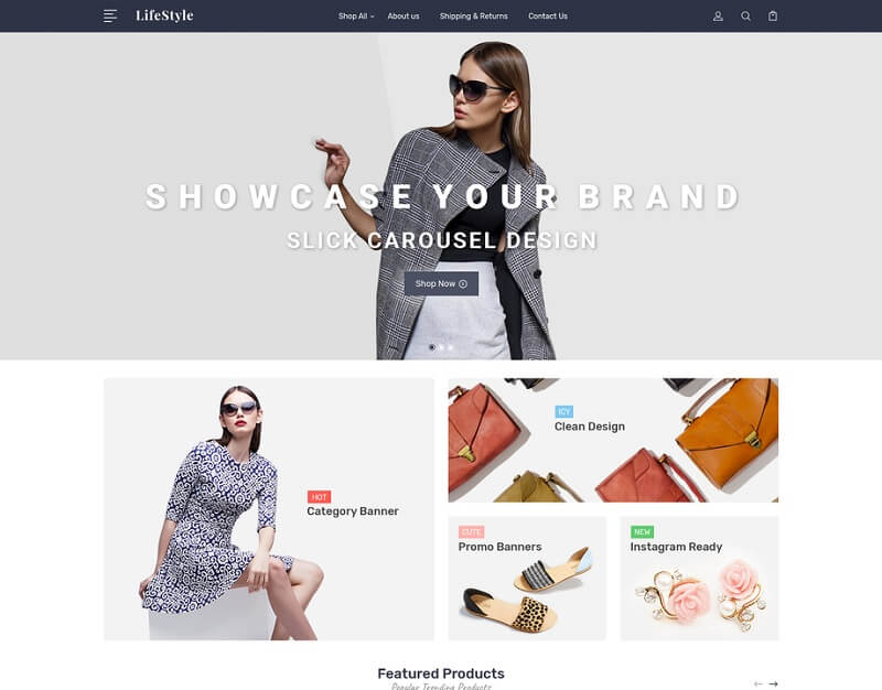 Free BigCommerce Themes: #LifeStyle