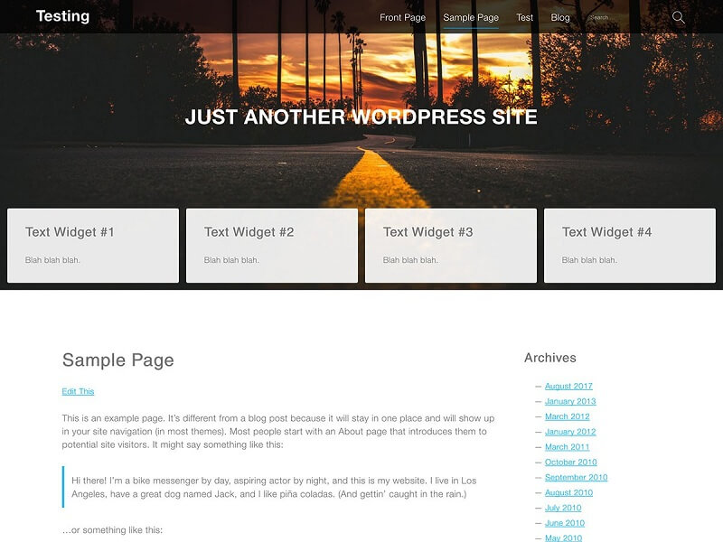 Best Free Hosting WordPress Themes: #Services