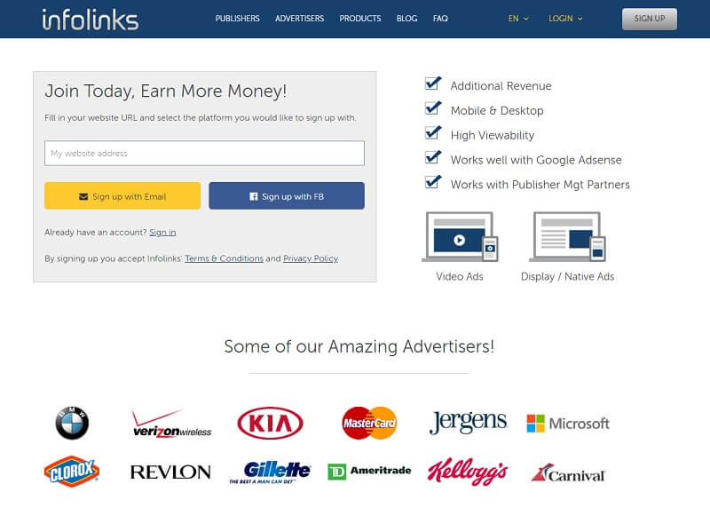 Google AdSense Alternatives: #InfoLinks