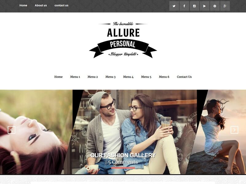 Allure Blogger Template