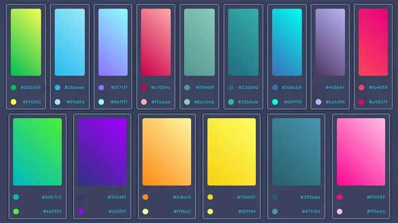 Gradients Collection Preview