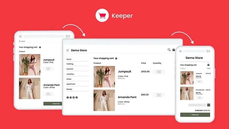 Keeper: Recover Abandoned Carts: Best Shopify App