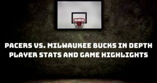 pacers vs milwaukee bucks match player stats